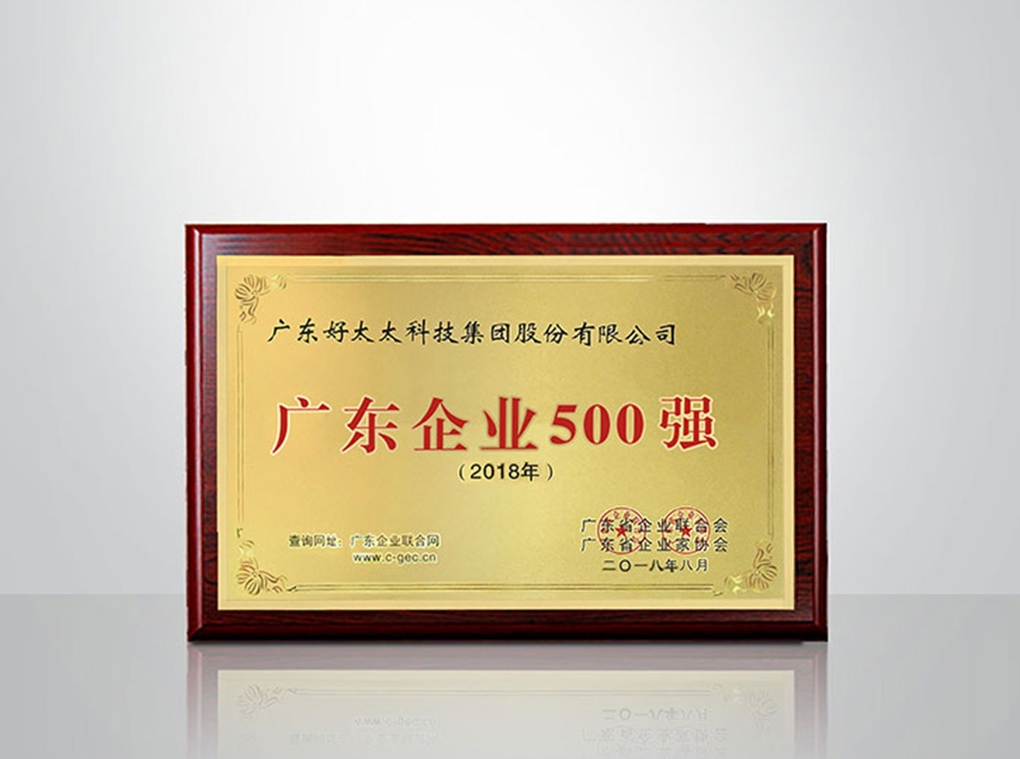 2018年廣東企業500強